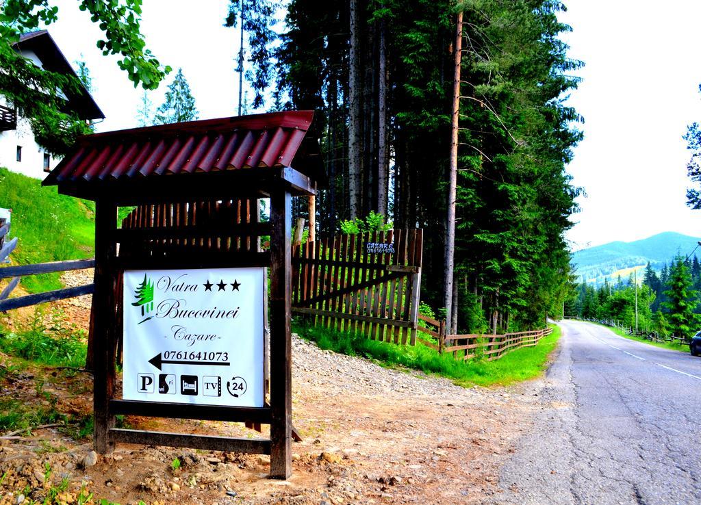 Pensiunea Vatra Bucovinei Vatra Moldovitei Bagian luar foto